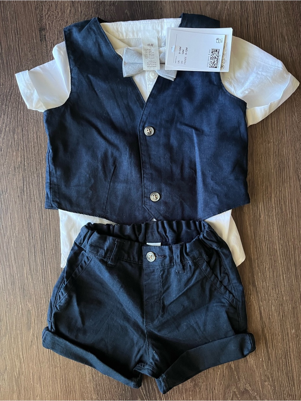 H & M 4- Piece Linen-Blend Dressy Set